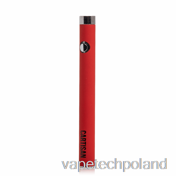 Vape Pen Cartial Slim Button 280 510 Bateria Czerwona